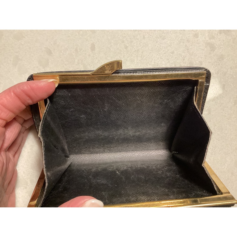 Louis Vuitton Epi Leather Bifold Wallet Coin Purse Black - Picture 15 of 16